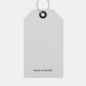 衣料品のロつるゴ価格ラベル ギフトタグ (裏面)