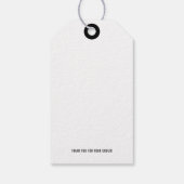 衣料品のロつるゴ価格ラベル ギフトタグ (裏面)