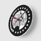 衣料品の再組立て ラウンド壁時計 (傾斜)