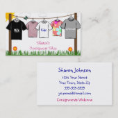 衣料品の名刺 名刺 (正面/裏面)