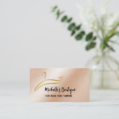 衣料品カスタムTシャツプリントアパレルストア 名刺 (スタンド正面)