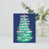 衣料品クリスマスカウントダウン シーズンポストカード (スタンド正面)