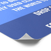 衣料品ドライブのチャリティポスター、シュードライブのホームレス ポスター (角)