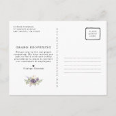 衣料品ブティックグランドリオープニングコビデセーフティ ポストカード (裏面)