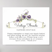 衣料品ブティックコービッドセーフティブレイクルーム ポスター (正面)