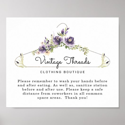 衣料品ブティックコービッドセーフティブレイクルーム ポスター (正面)