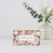 衣料品ブティックテラコッタサンキュー エンクロージャーカード (スタンド正面)