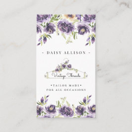 衣料品ブティック |フローラのハンガーのロゴ 名刺