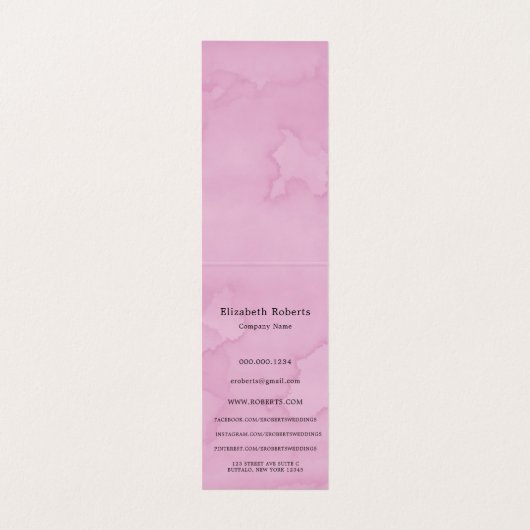 衣料品ブティック 名刺 (内部フラット)