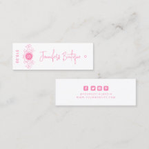 衣料品ラベルスモールビジネスピンク価格ラベル