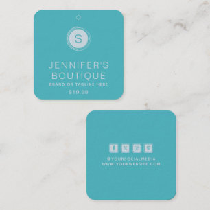 衣料品ラベル小企業の堂々たる コーリングカード