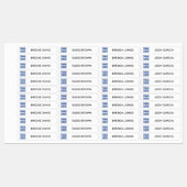 衣料品ラベル従業員名&ビジネスロゴ ラベル (シート)