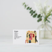 衣料品名刺 名刺 (スタンド正面)