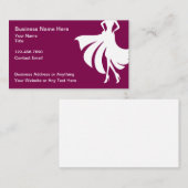 衣料品店ファッションテーマ名刺 名刺 (正面/裏面)