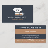 衣料品店プリントオンデマンドショップ 名刺 (正面/裏面)