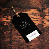 衣料品黒つるの表示価格つるラベル ギフトタグ