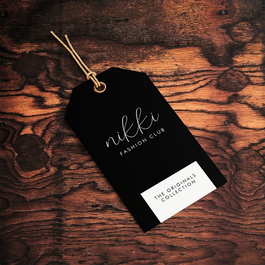 衣料品黒つるの表示価格つるラベル ギフトタグ