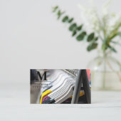 衣料棚 |ファッションデザイナ 名刺 (スタンド正面)