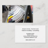 衣料棚 |ファッションデザイナ 名刺 (正面/裏面)