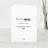 衣服あなたのハートあなたの袖にバレンタインカード カード (裏面)