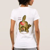衣服あなたのハート漫画キャットTシャツ01 Tシャツ (裏面)