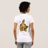 衣服あなたのハート漫画キャットTシャツ01 Tシャツ (裏面フル)