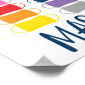 衣服あなたのマスク – レインボークラスルーム/スクールポスター ポスター (角)