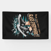 衣服あなたの靴レディースがあるガラスはどこでも 横断幕 (横)