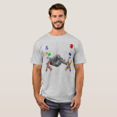 衣服このおじいちゃんと孫最高のの友人自閉症 Tシャツ (正面フル)