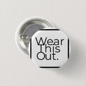 衣服この無限の式ラウンドピンバッジ 缶バッジ (正面&裏面)