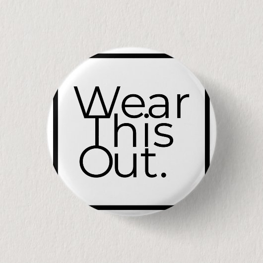 衣服この無限の式ラウンドピンバッジ 缶バッジ (正面)