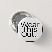 衣服この無限の開放性ピンバッジ 缶バッジ (正面&裏面)