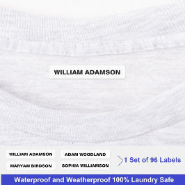 衣服のカスタマイズ可能なファブリック名ラベル(ラベル) ラベル