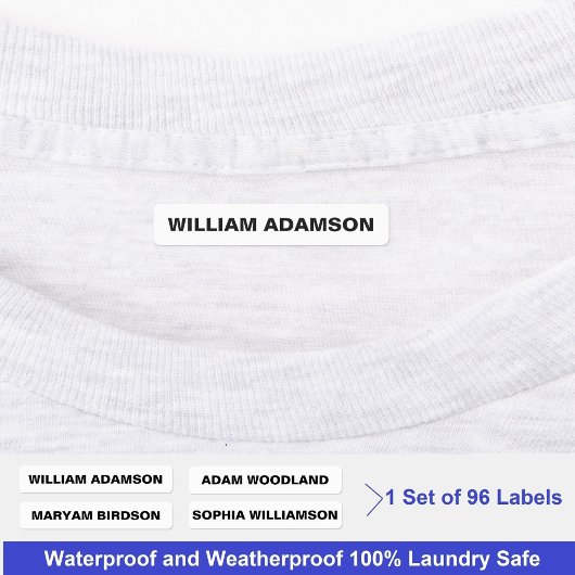 衣服のカスタマイズ可能なファブリック名ラベル(ラベル) ラベル