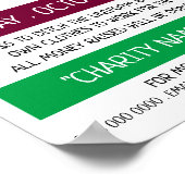 衣服のデザイン、ドレカジュアルスデイ資金調達者の広告 ポスター (角)