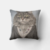 衣服の猫 クッション (裏面)