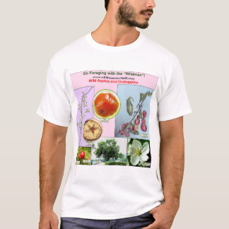 衣服の野生のりんごおよびCrabapples Tシャツ