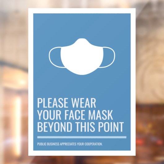 衣服の顔マスクウィンドウの固定 ウィンドウサイン (シート2)