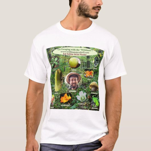 衣服の食用の野生植物の服装! Tシャツ (正面)