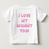 衣服を楽しむ ベビーTシャツ (裏面)