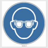 衣服アイ保護シンボルラベル シール (シート)