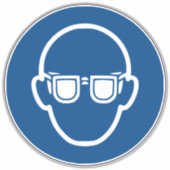 衣服アイ保護シンボルラベル シール (正面)