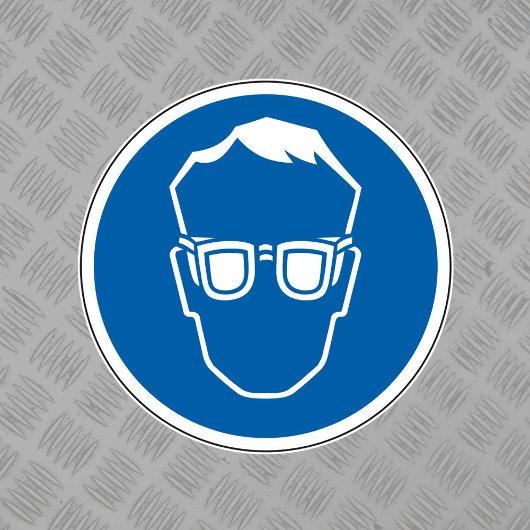 衣服アイ保護シンボルラベルM2 シール