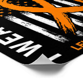 衣服オレンジパパ父白血病認識度アメリカン ポスター (角)