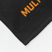 衣服オレンジマイマルチ硬化症認識度Ms. フリースブランケット (角)