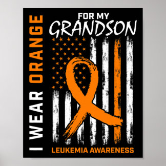 衣服オレンジ（Amgenous Leukemia Americ用） ポスター