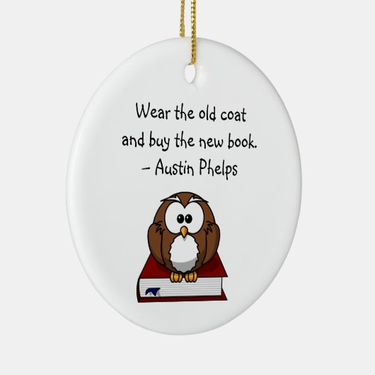 衣服オールドコー買ト新本可愛いフウおもしろいル引用文 セラミックオーナメント (右)