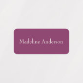 衣服カラフルのピンクの子供の名前ラベル ラベル (デザイン1)