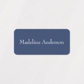 衣服カラフルの青い子供の名前ラベル ラベル (デザイン1)