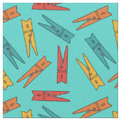 衣服カラフルペグ洗濯室 ファブリック (クローズアップ)